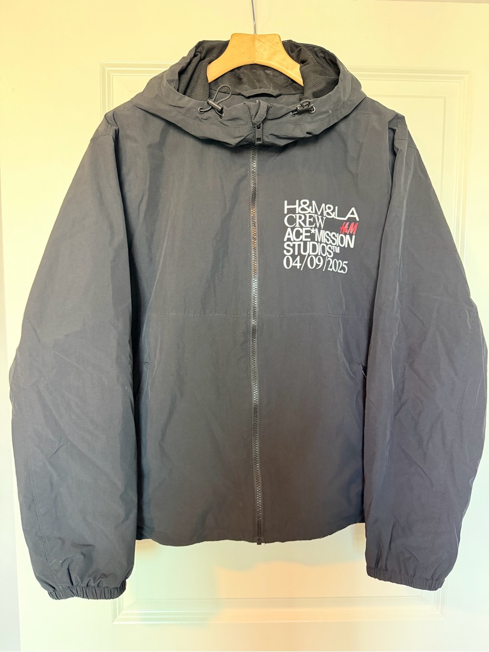 H&M x LA Crew Ace Mission Studios Windbreaker L